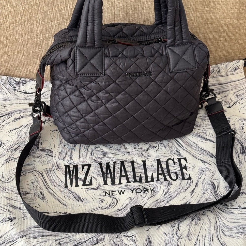 MZ WALLACE Sutton Deluxe Small Black~EUC